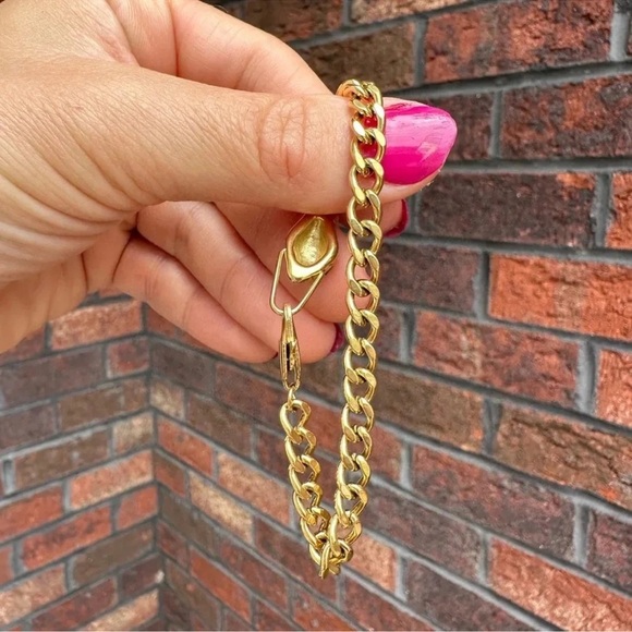 Serpenti Black Eyes Snake 18K Gold Stainless Steel Waterproof Chain Bracelet - Picture 15 of 15